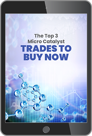 The Top 3 Micro Catalyst Trades to Buy Now report image.